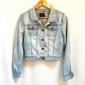Love Culture Denim Jacket Light Wash Women's Medium